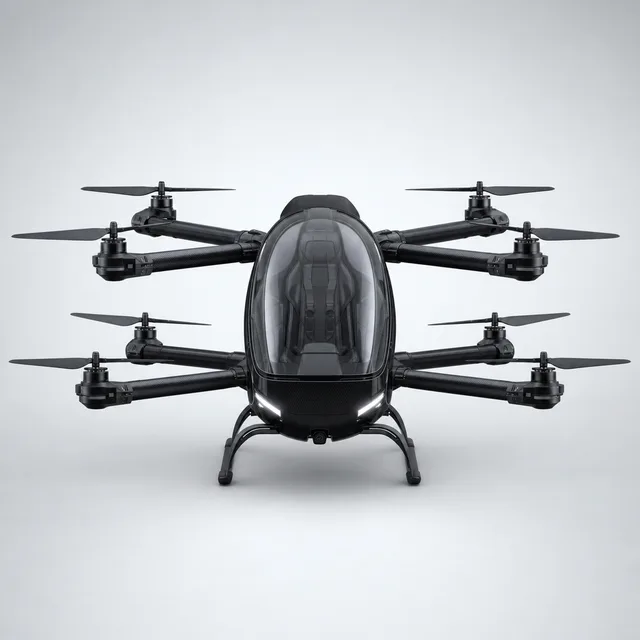 에어로윙 접이식 1인 eVTOL 퍼스널 드론 Skylark — 전기 수직이착륙 / 단거리