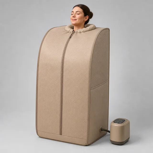 사우나고 FoldSauna F1 캡슐형 1인 폴딩 사우나 — 3분 예열